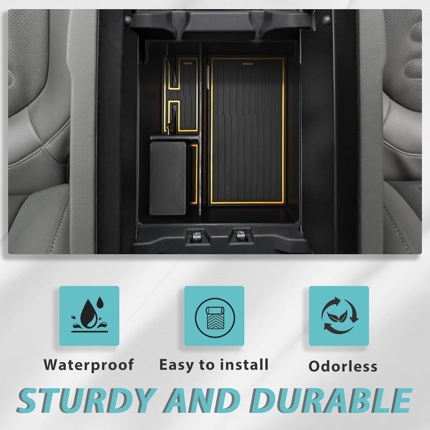 Rivian V3 Center Console Organzier from BestEvMod