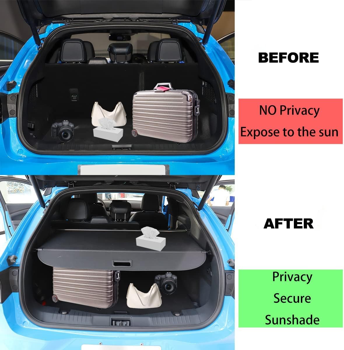 Mach E Retractable Cargo Cover from AOSK