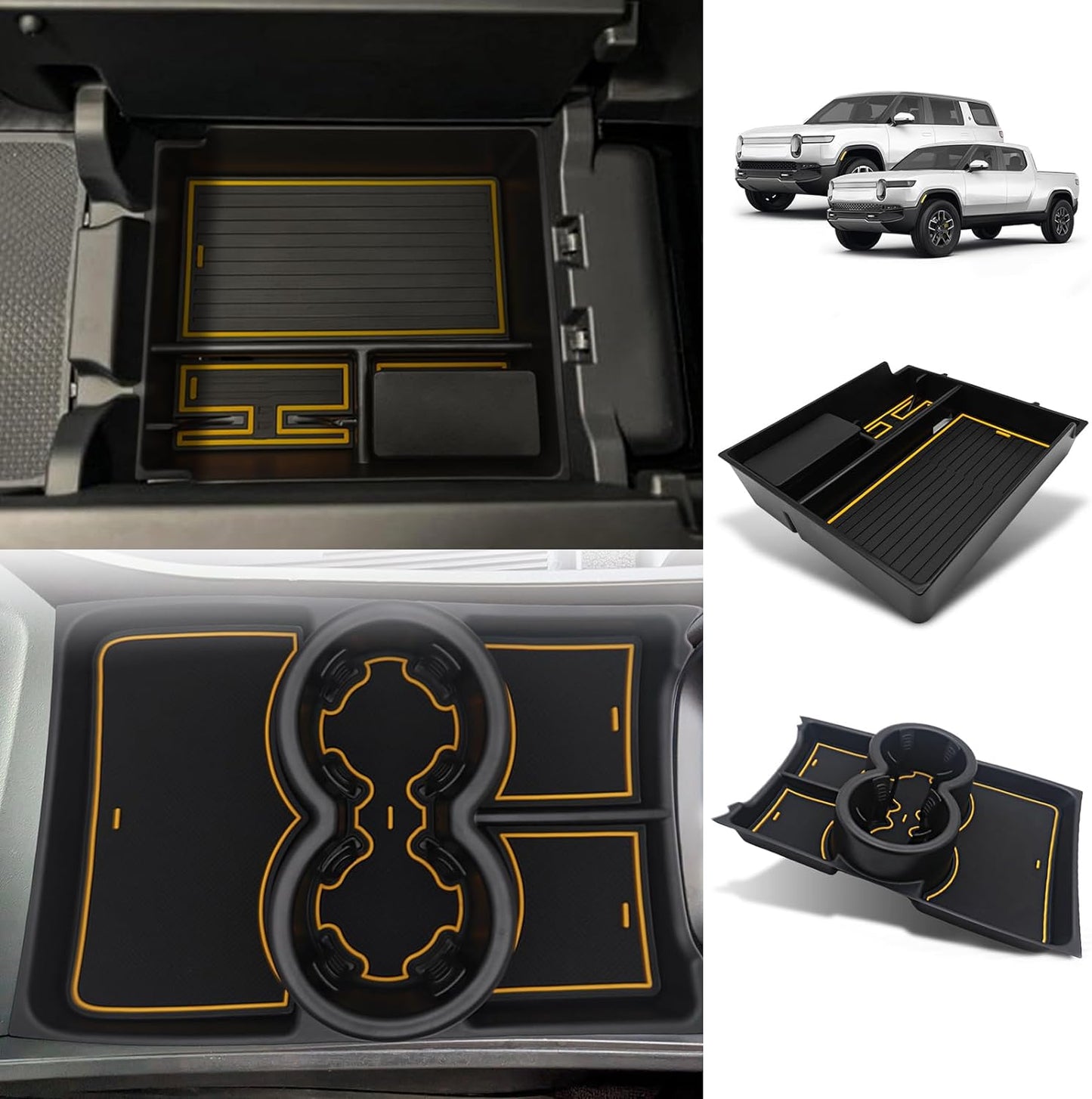 Rivian V3 Center Console Organzier from BestEvMod