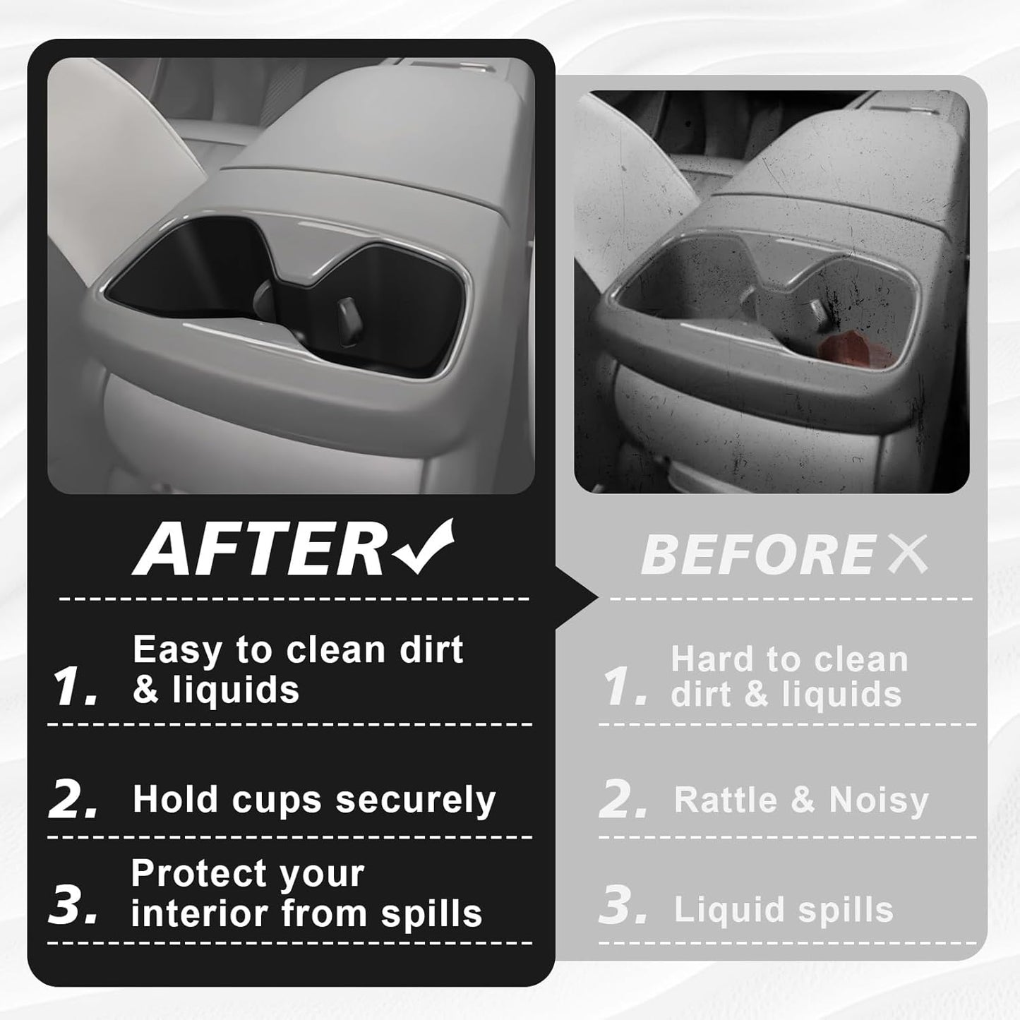 EV9 Center Console Rear Cup Holder from BestEvMod