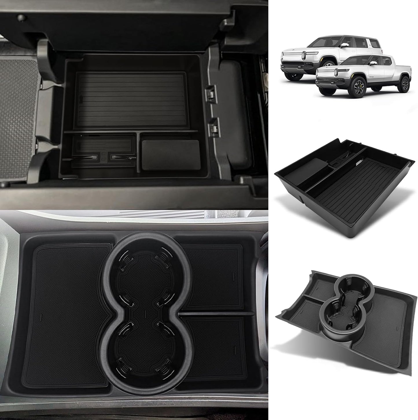 Rivian V3 Center Console Organzier from BestEvMod