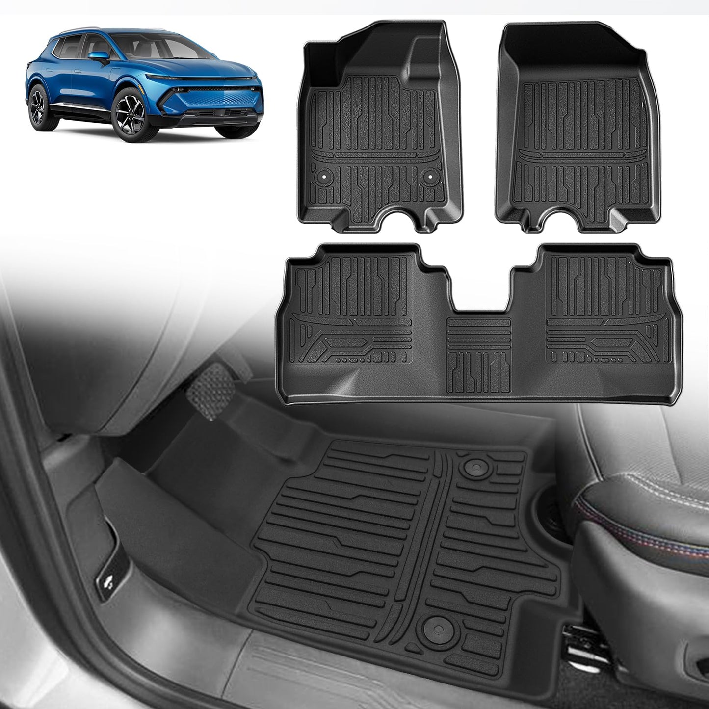 All-Weather Floor Mats for Chevrolet Equinox EV 2024+