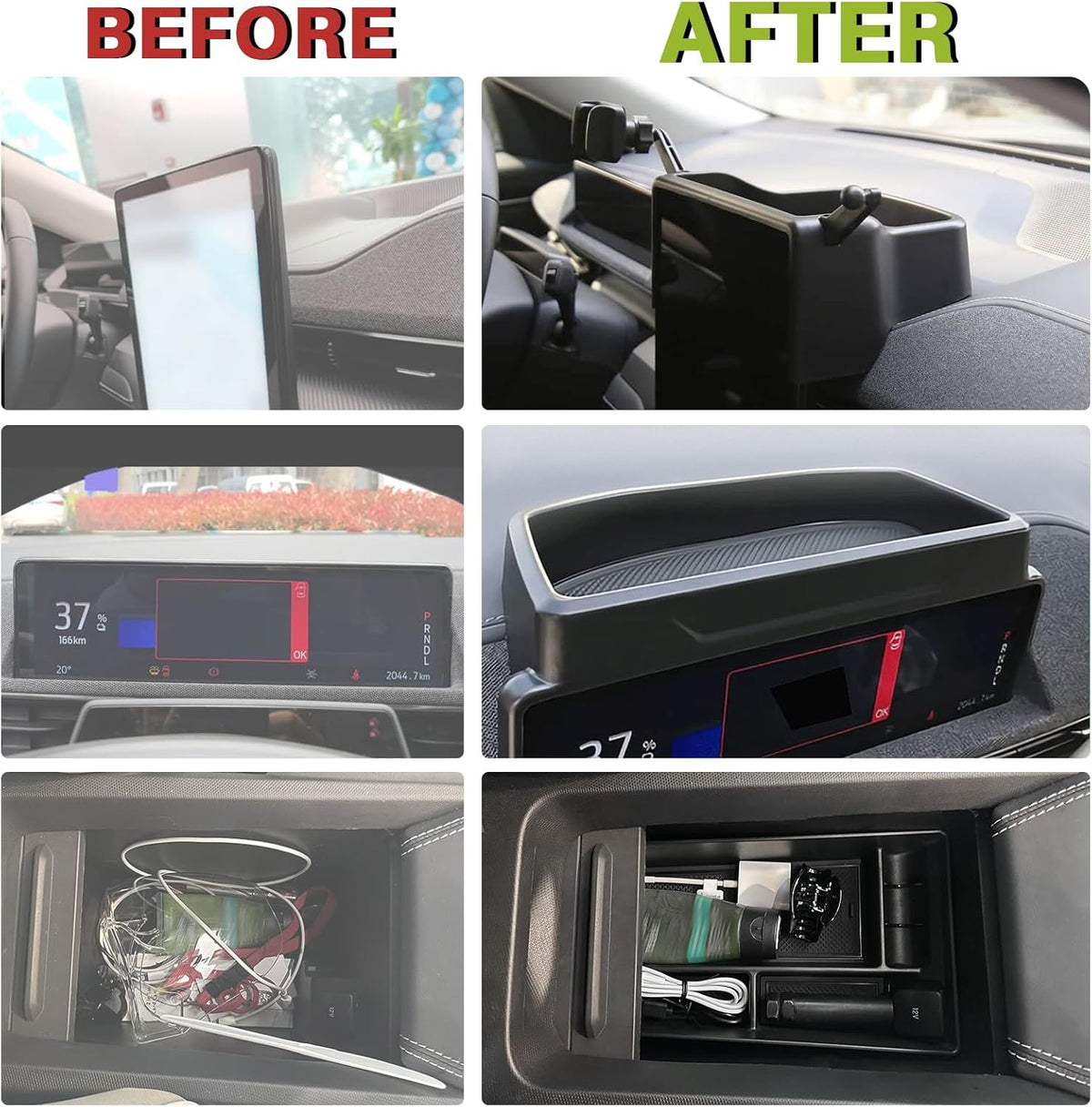 Console Backing Box Bundle of V1 Console Organizer Screen Back Organizer Dash Organizer ...