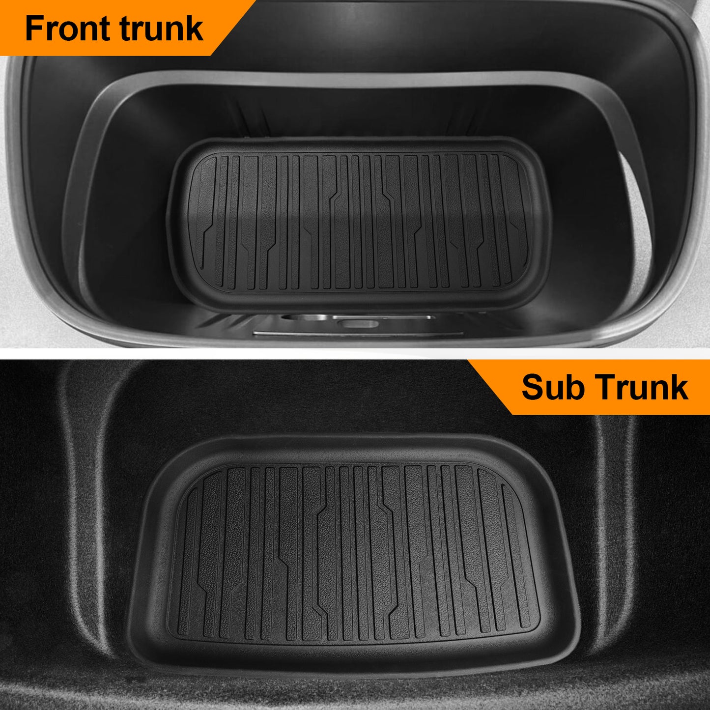Floor& Frunk& Trunk& Rear Lower& Backrest& Bumper Guard Mat Set for Juniper