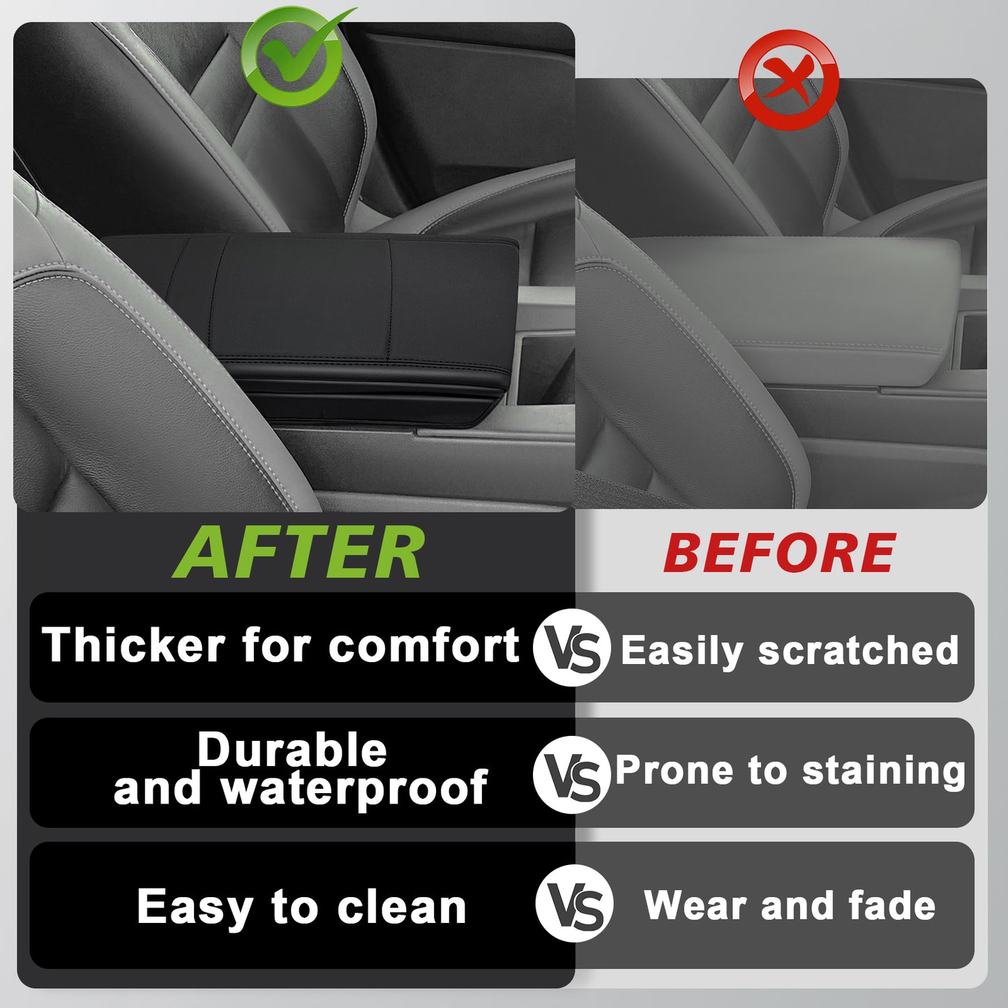 Center Console Armrest Pad for Honda Prologue 2024+