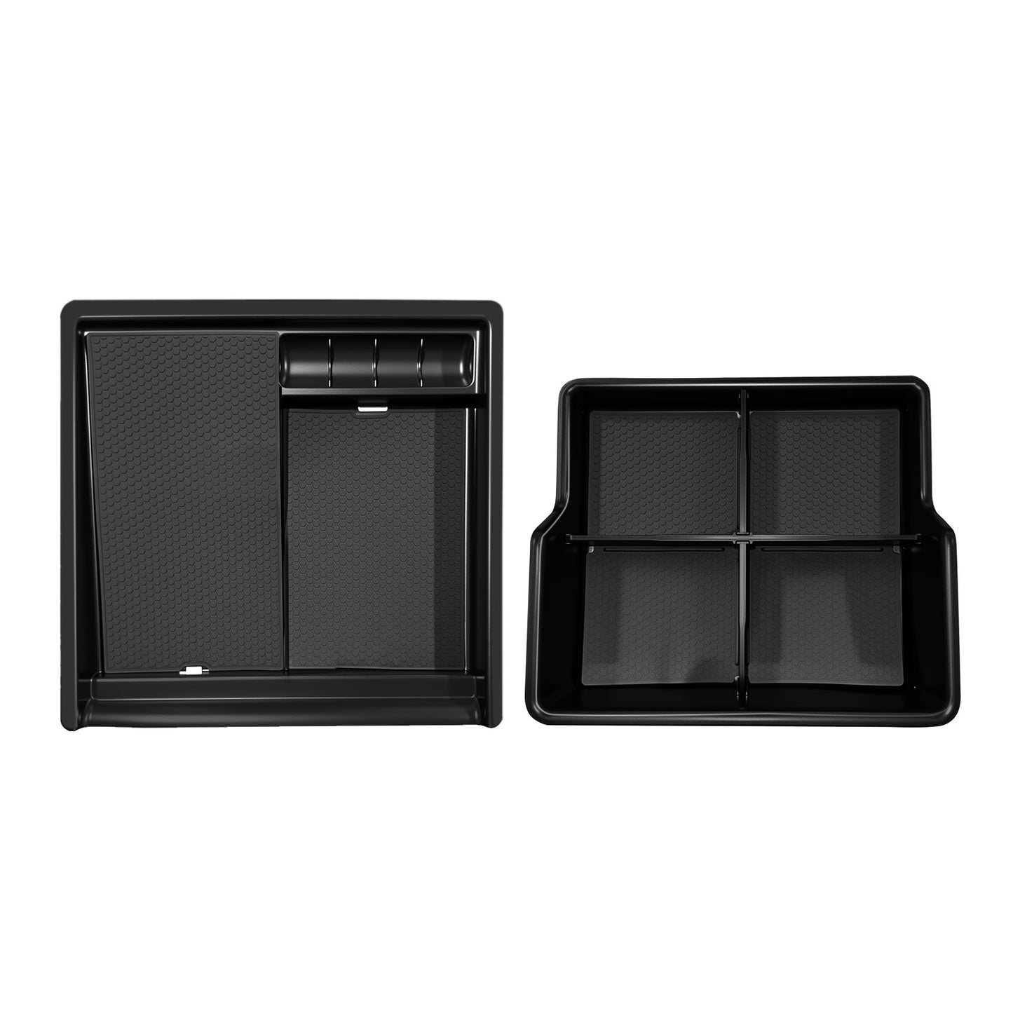 2PCS Front Center Console Organizer for 2024+ Silverado EV WT from BestEvMod