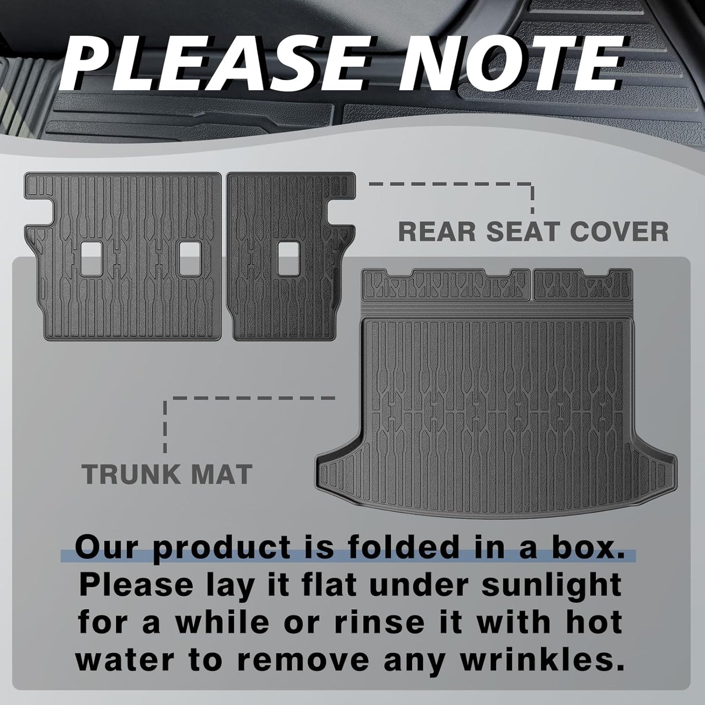 Trunk Mat And Backseat Cover for Blazer EV 2024+