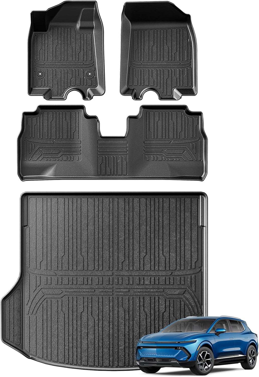 All-Weather Floor Mats&Trunk Mat for Chevrolet Equinox EV 2024+