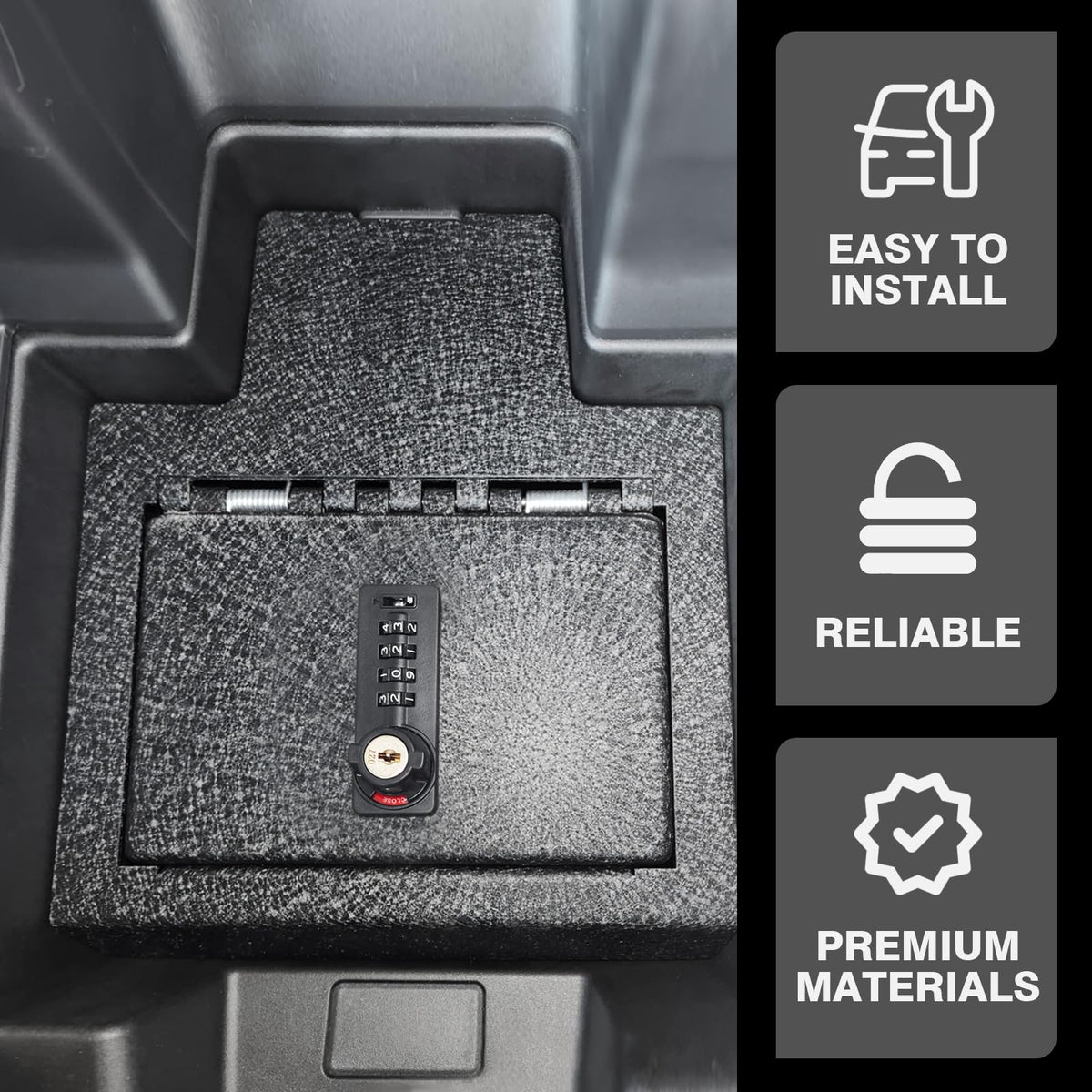 Center Console Safe for 2024+ Chevrolet Silverado EV/GMC Sierra EV