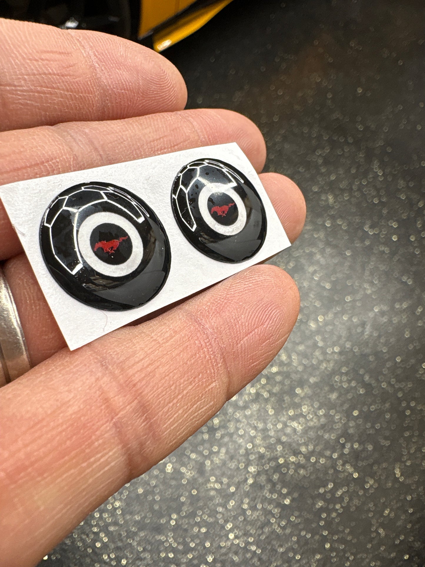 The Ring designed for Mustang Mach E Door