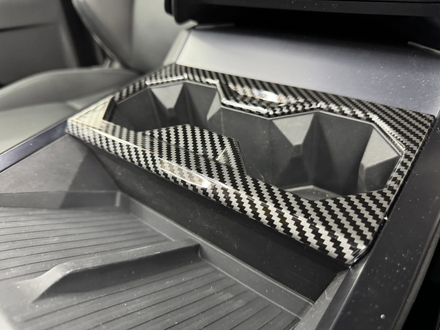 Cup Holder Trim Cover for Cybertruck