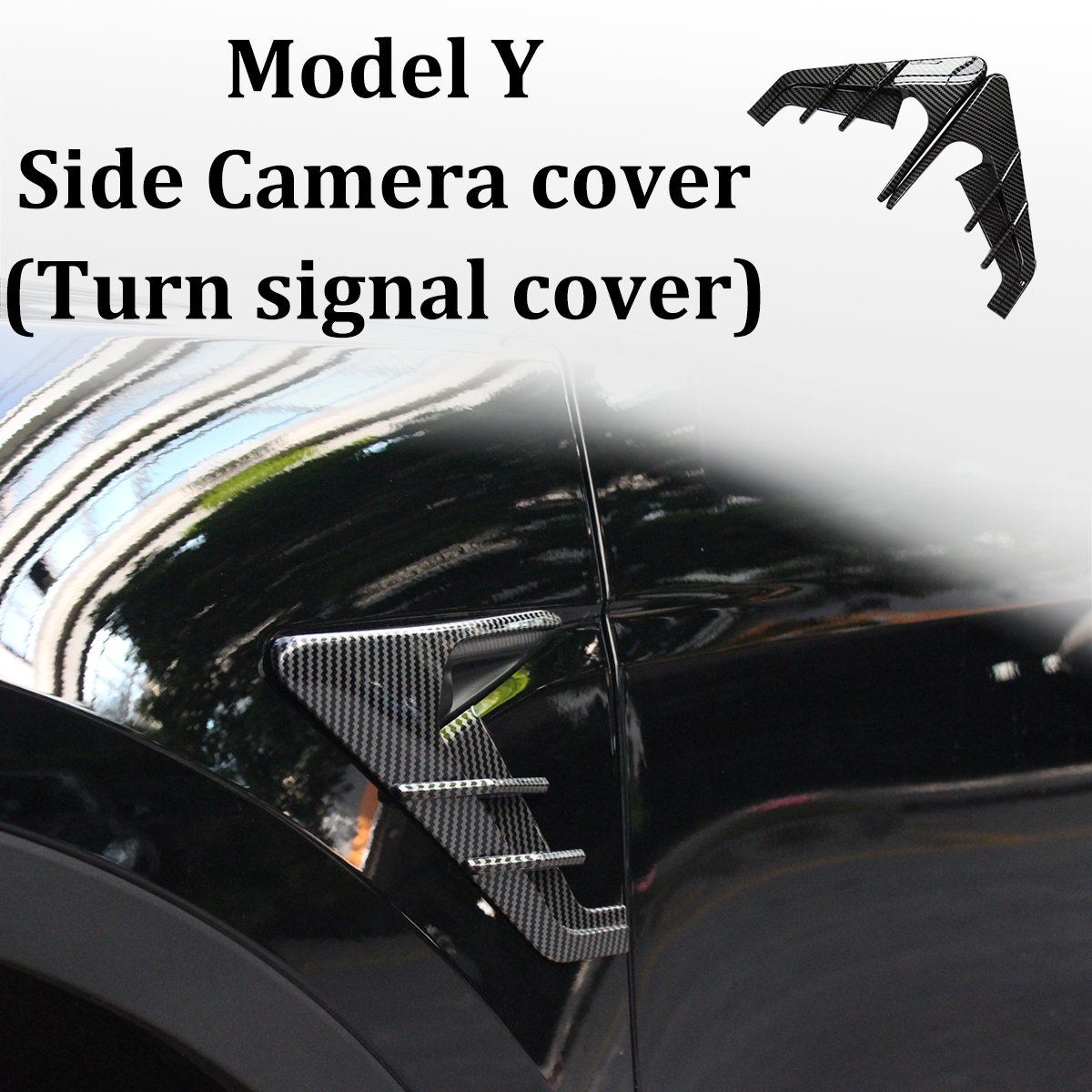 Tesla Model Y Turn Signal Cover from AOSK