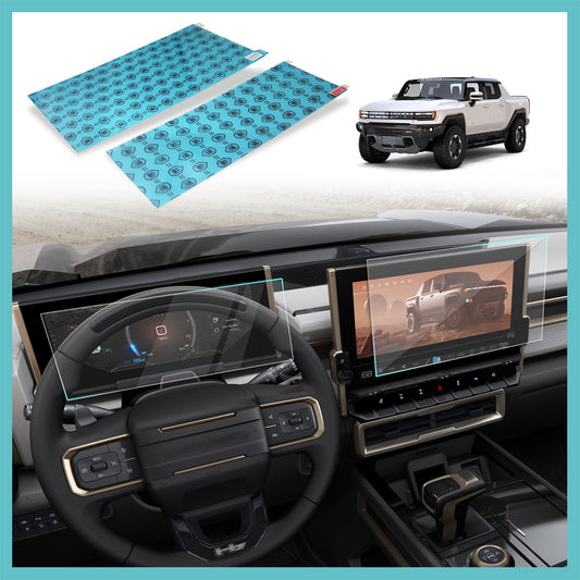 Hummer EV 9H Screen Protector Dash and Navigator Screen 2 PCs Set from BestEvMod