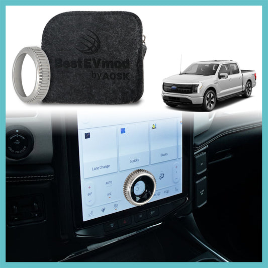 F-150 Lightning Interior Volume Control Knob Metal Cover from BestEvMod