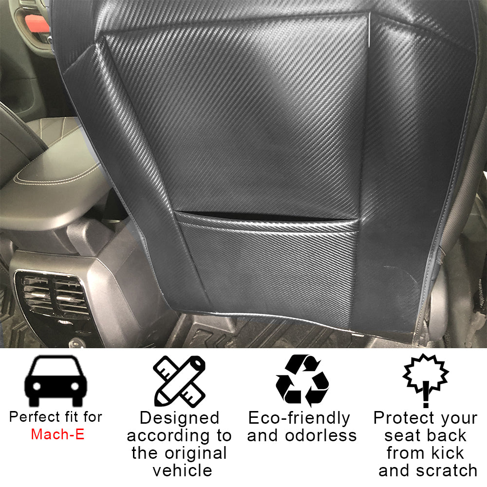 Mach-E Seat Back Cover Waterproof Suede Leather Set of 2 from AOSK