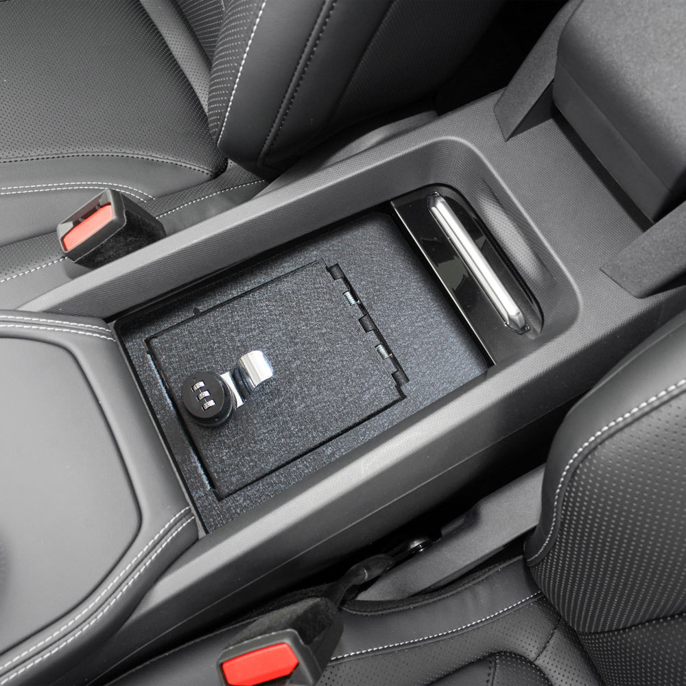 Mach-E Center Console Safe Lock Box with 3 Digit Combo Lock form AOSK ...