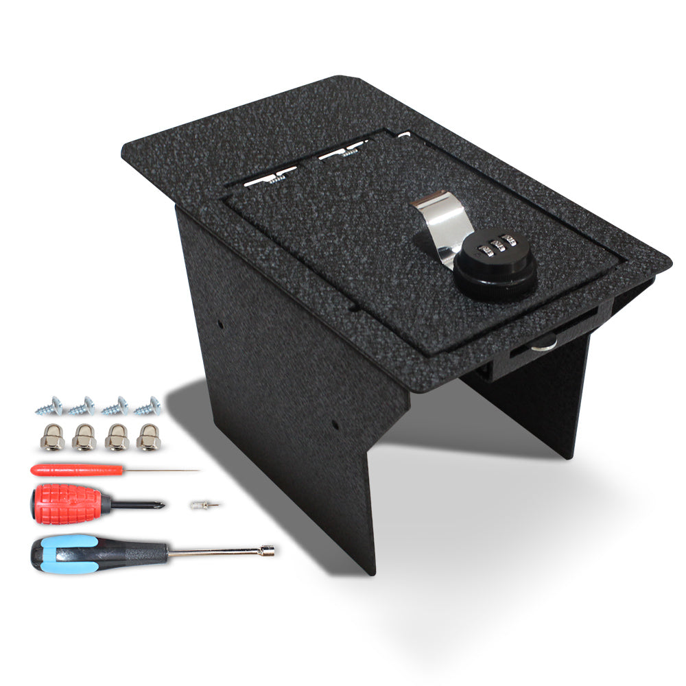 Mach-E Center Console Safe Lock Box with 3 Digit Combo Lock form AOSK