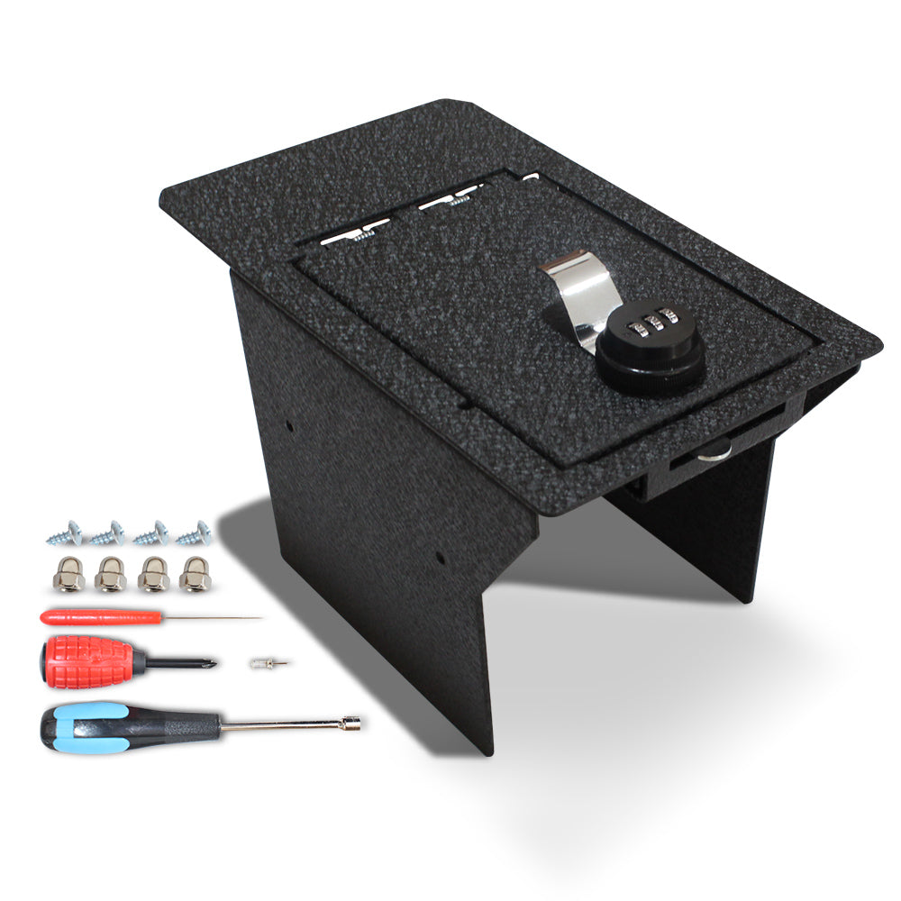 Mach-E Center Console Safe Lock Box with 3 Digit Combo Lock form AOSK ...