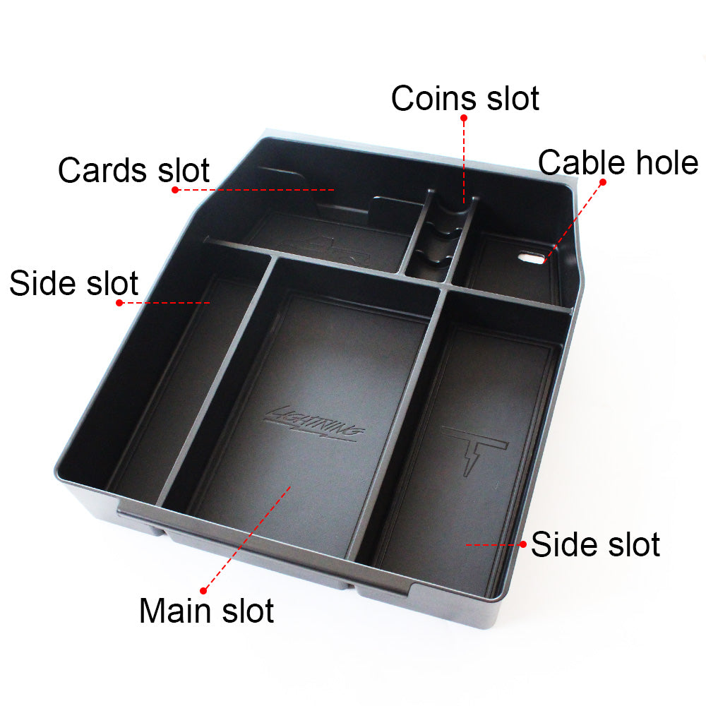 F-150 Lightning Center Console Tray from  BestEvMod