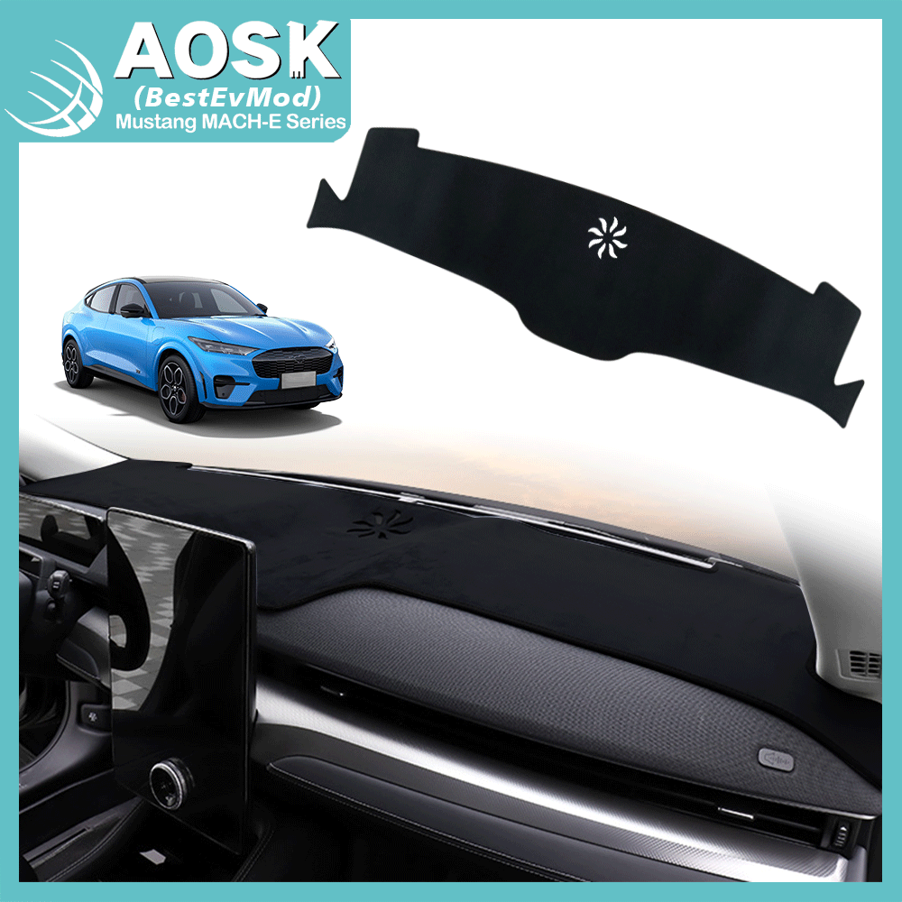 Mach E Dashboard Cover Mat No Glare from AOSK