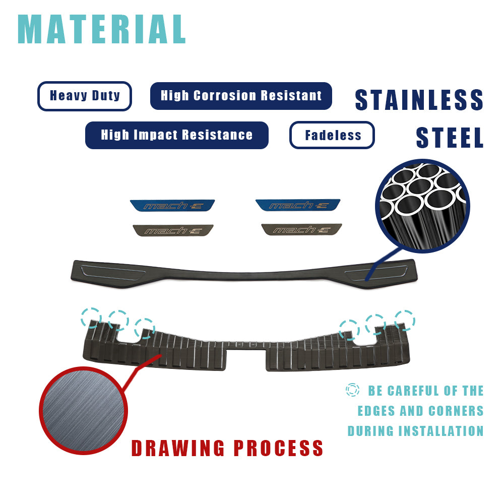 Mach E Trunk Panel Protector from AOSK