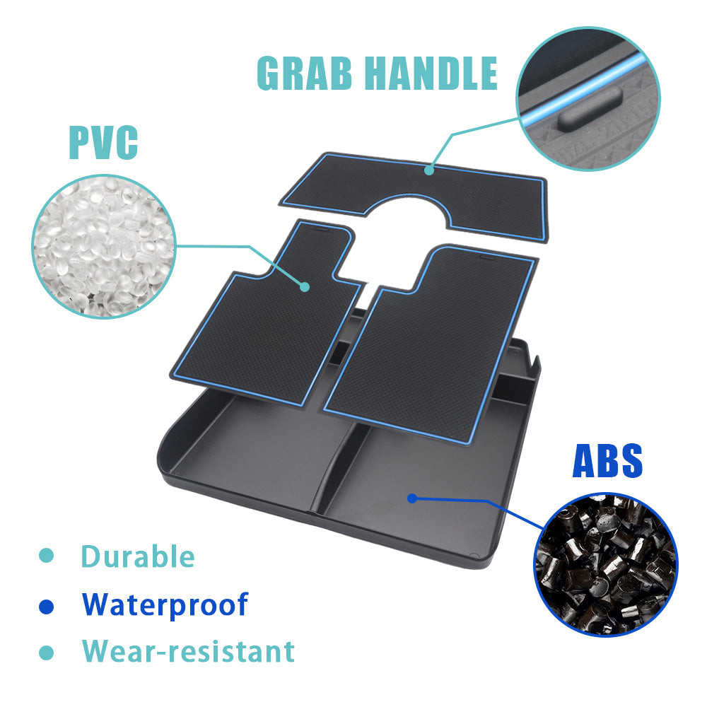 F-150 Lightning Insert Center Console Safe Box Tray Only Fit Installed OEM Safe Box Vault from BestEvMod