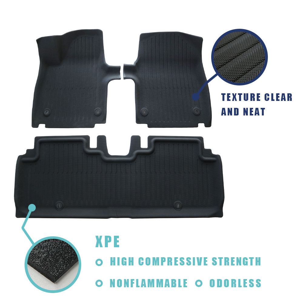 EV6 XPE  Waterproof Floor Liner 1st & 2nd Row Set from BestEvMod