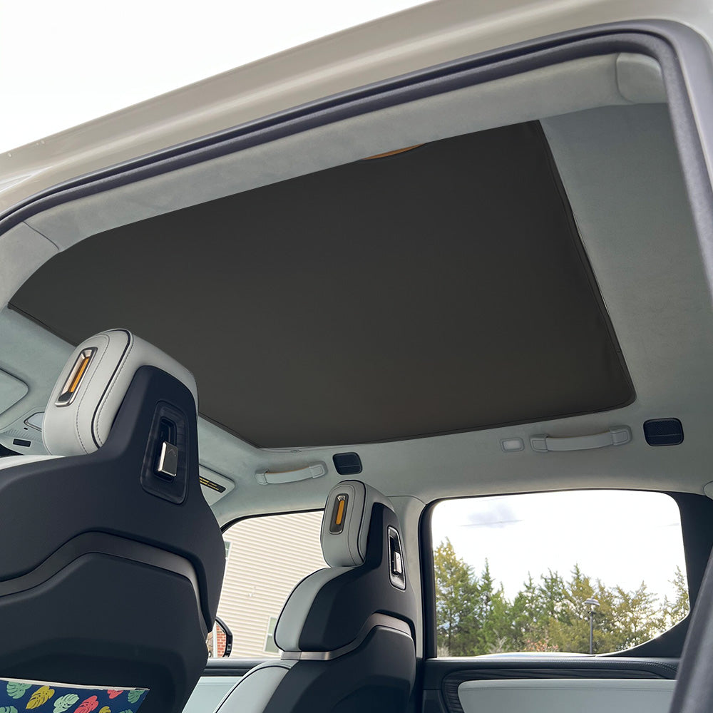 Compatible with Rivian R1T Foldable Roof Sunshade 2 Layer Accessories from BestEvMod