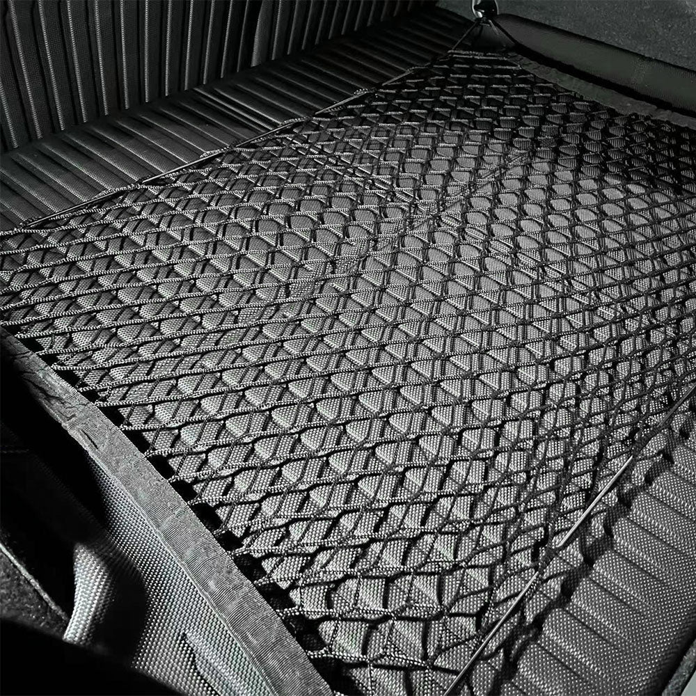 Ioniq5 Stretchable Trunk Organizer Cargo Net Elastic Mesh with Hooks from BestEvMod