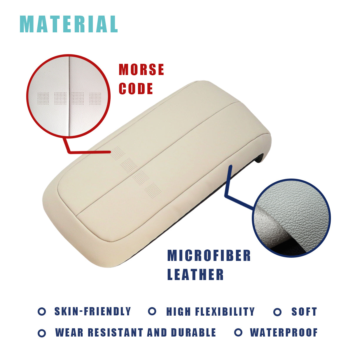 IONIQ5 PU Leather Extra Soft Armrest Lid from BestEvMod