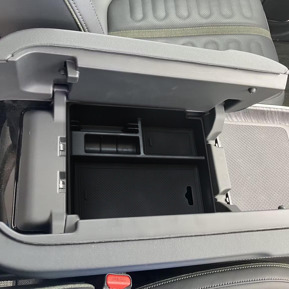 Compatible with Rivian R1T & Rivian R1S Accessories Tray Armrest Storage Box V2 from BestEvMod