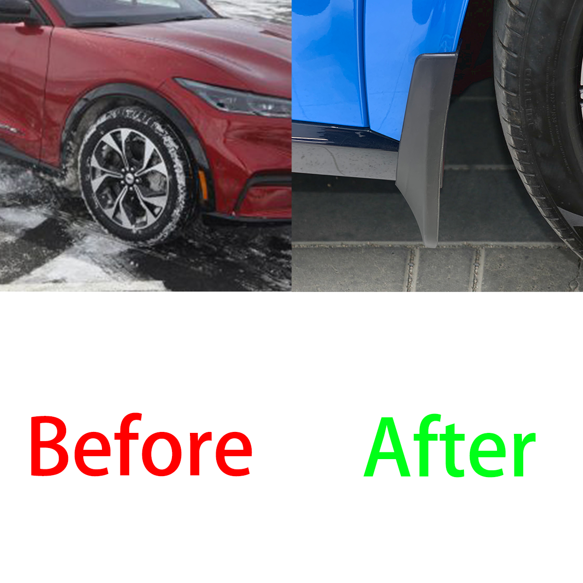 Mach-E Mud Flaps Splash Guards from AOSK