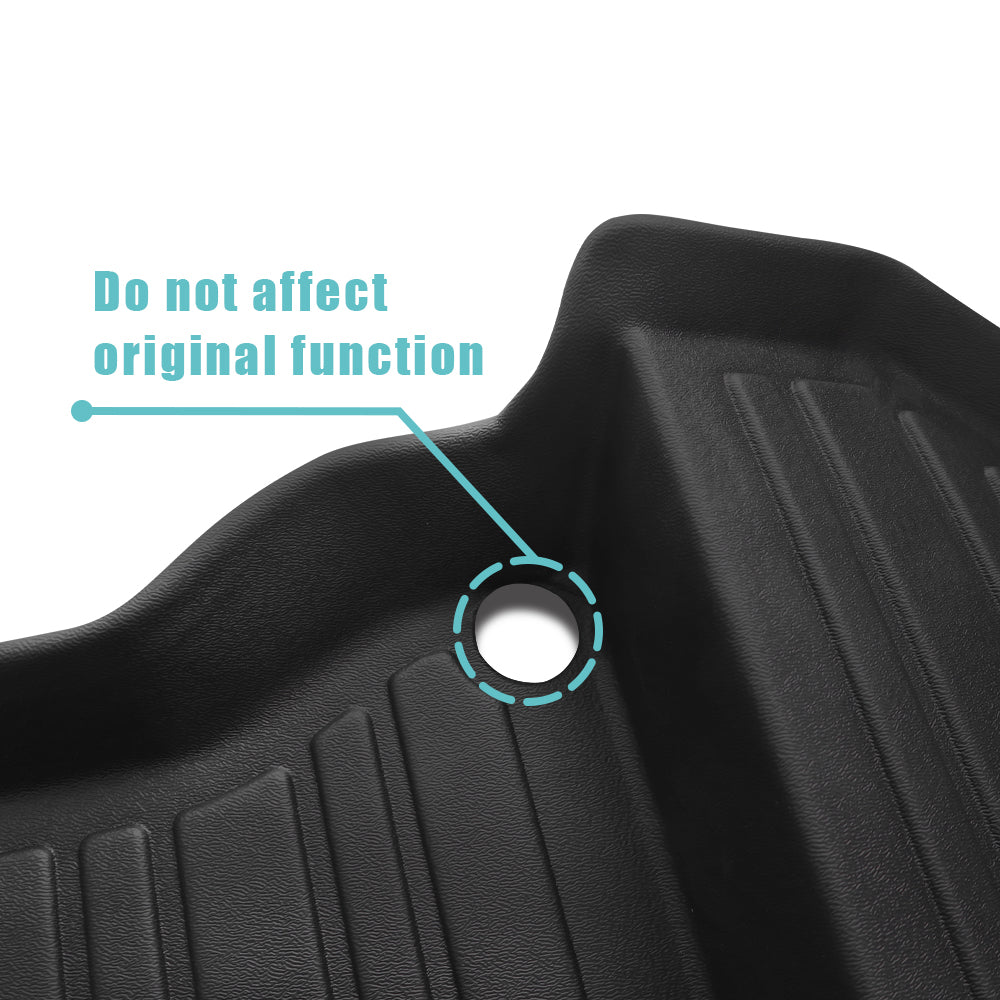 Compatible with Rivian R1T R1S All-Weather Front Trunk Mat TPE Material Rubber from BestEvMod