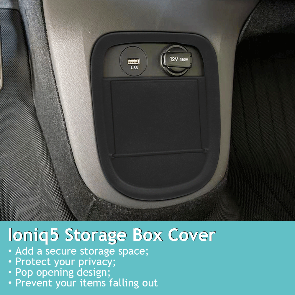 Ioniq5 Center Console Lower Storage Box Panel Cover from BestEvMod