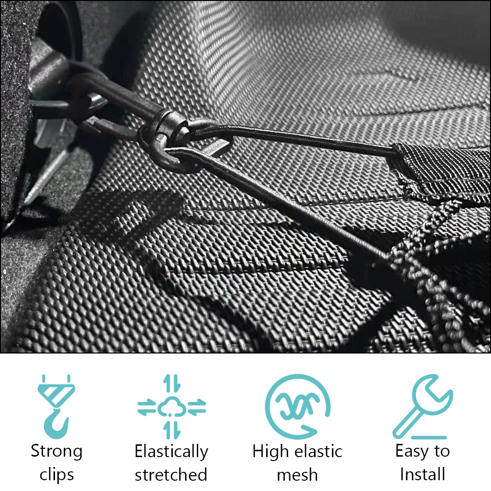 Ioniq5 Stretchable Trunk Organizer Cargo Net Elastic Mesh with Hooks from BestEvMod