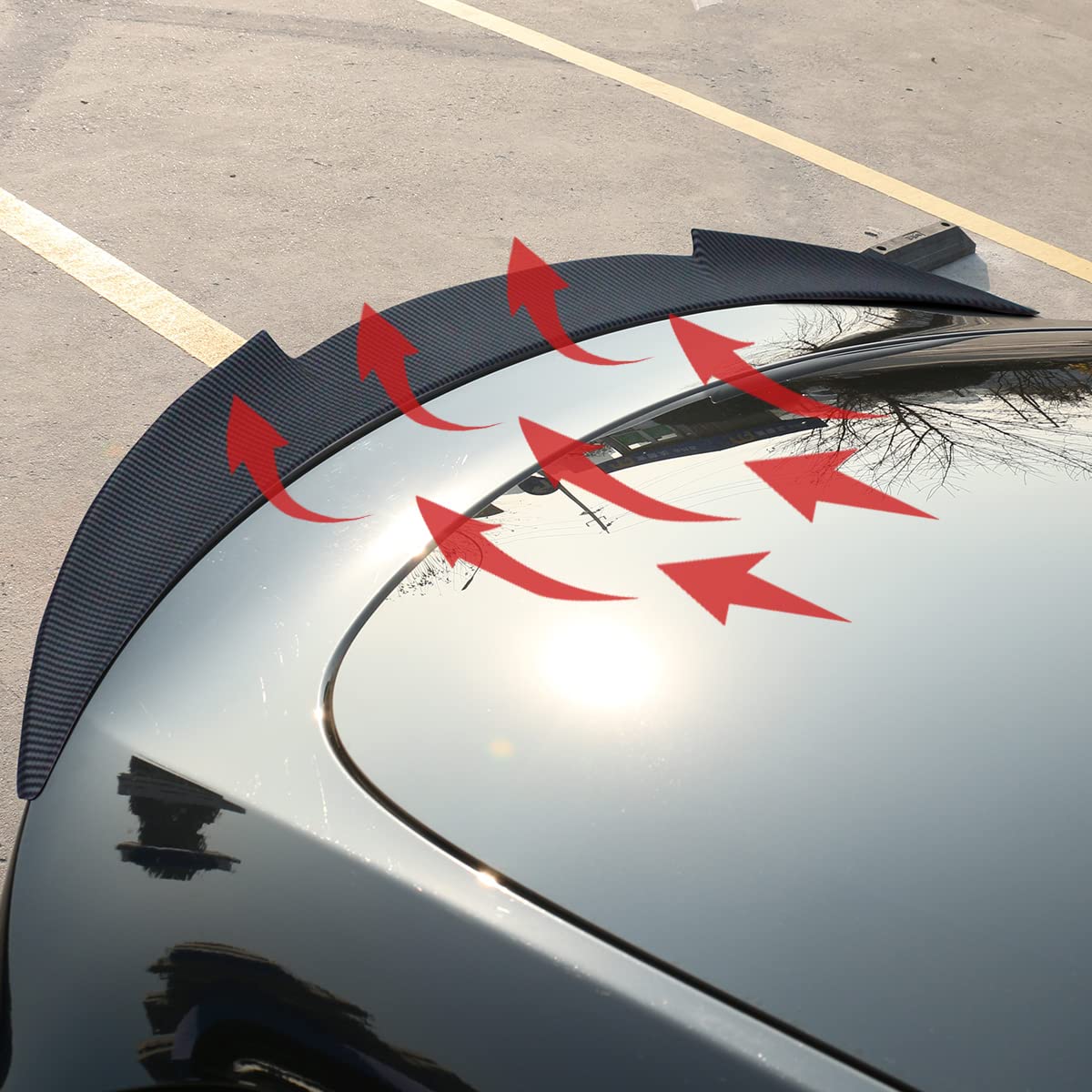 Tesla Model Y V2 Rear Spoiler Wings from AOSK