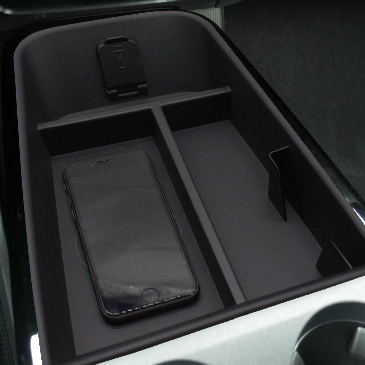 Mach E ABS Wireless Charging Center Console Organizer Tray from AOSK