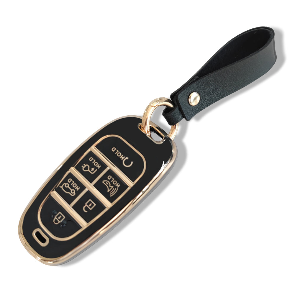 Ioniq5 with Keychain TPE All-Around Protection Remote Key Case  from BestEvMod