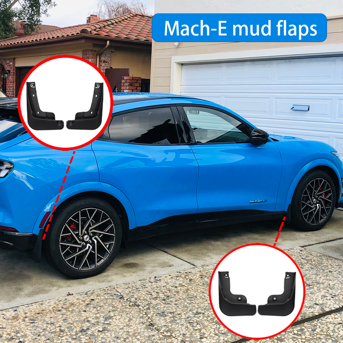 Mach-E Mud Flaps Splash Guards from AOSK