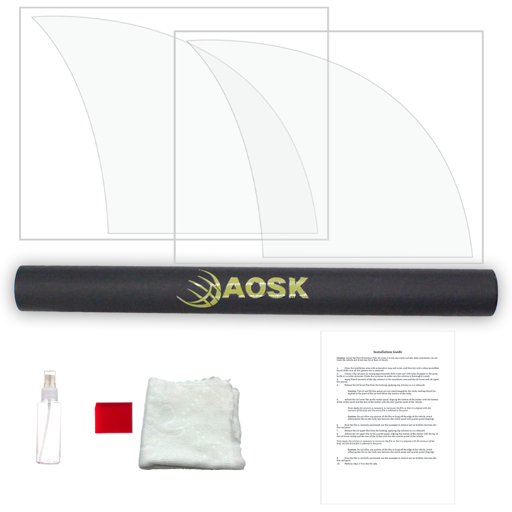 Tesla Model Y Clear Paint Protective Film PPF from AOSK